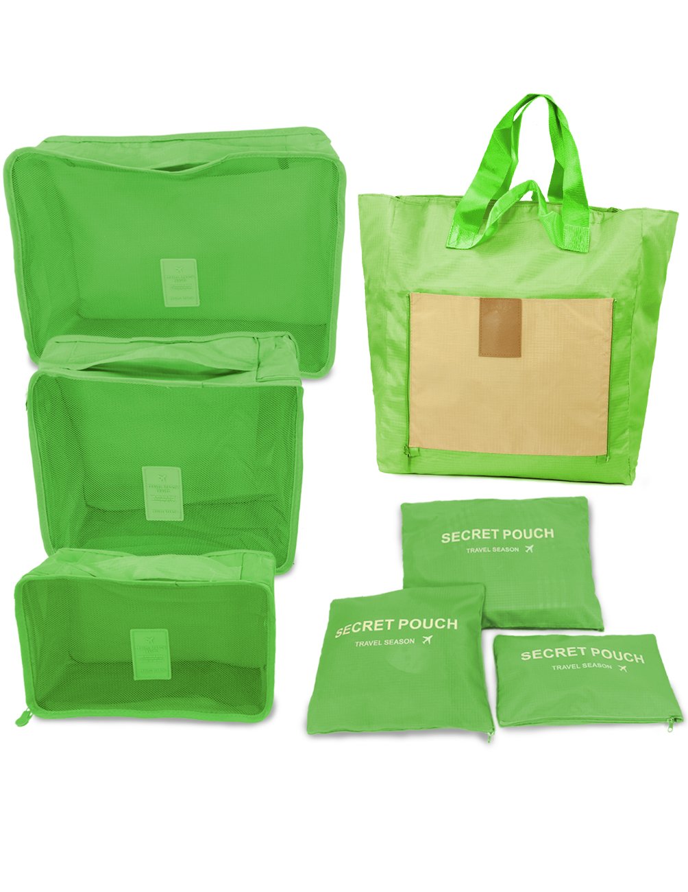 Premium Dahlia Packing Cubes Set - 4-Piece Travel Organizer for Luggage & Suitcase - Perfect for Business Trips, Vacations & Weekend Getaways