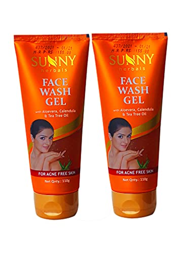 BAKSON'S Tea Tree Oil Face Wash Gel for Women - 100GM (Pack of 2) | Deep Cleansing, Acne Control & Oil Balancing | Perfect for Daily Skincare Routine & Travel