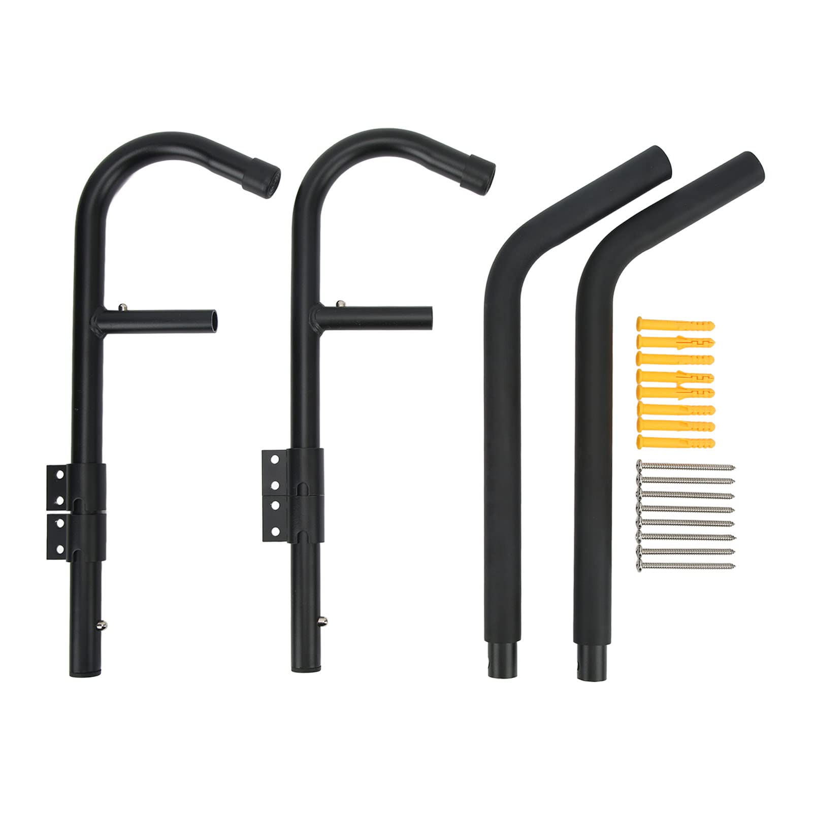 VGEBY Folding Rotatable 90 Degree Kayak Storage Rack - Wall Mount Hanger for Surfboard, Paddleboard & Canoe - Space Saving Garage & Shed Organization Solution for Water Sports Equipment