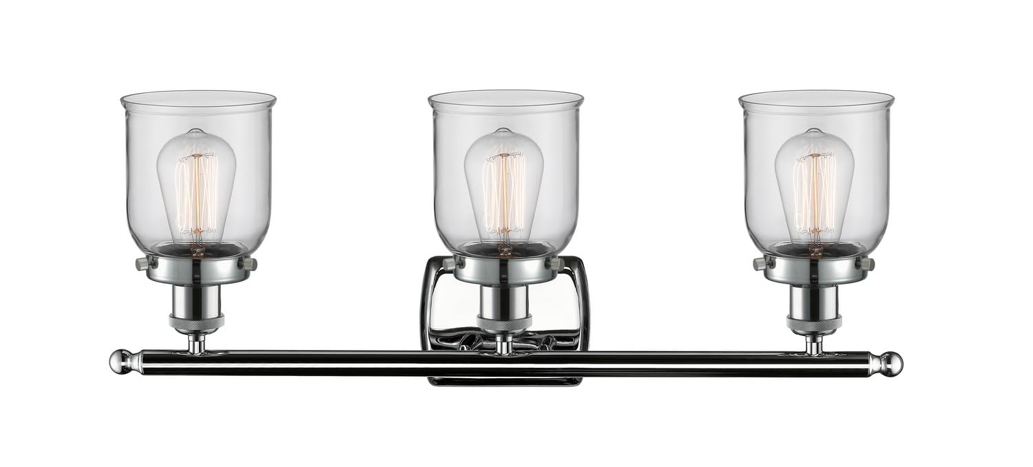 Ballston Collection Chrome Finish LED Bath Vanity - 3W-PC-G52-LED Modern Transitional Design with Energy Efficient Lighting | Perfect for Bathroom Remodeling & Home Upgrade