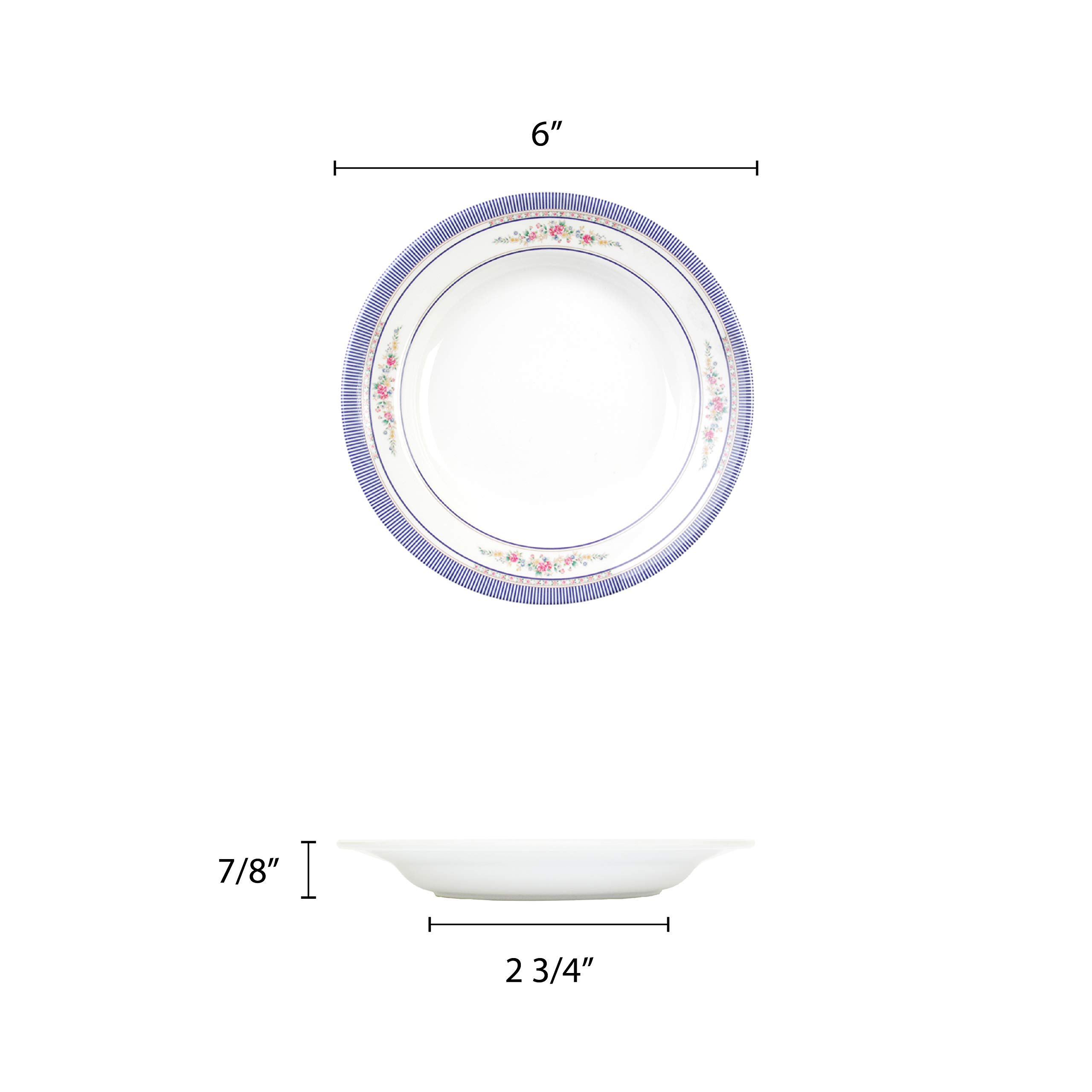Premium Melamine Soup Plates - 6