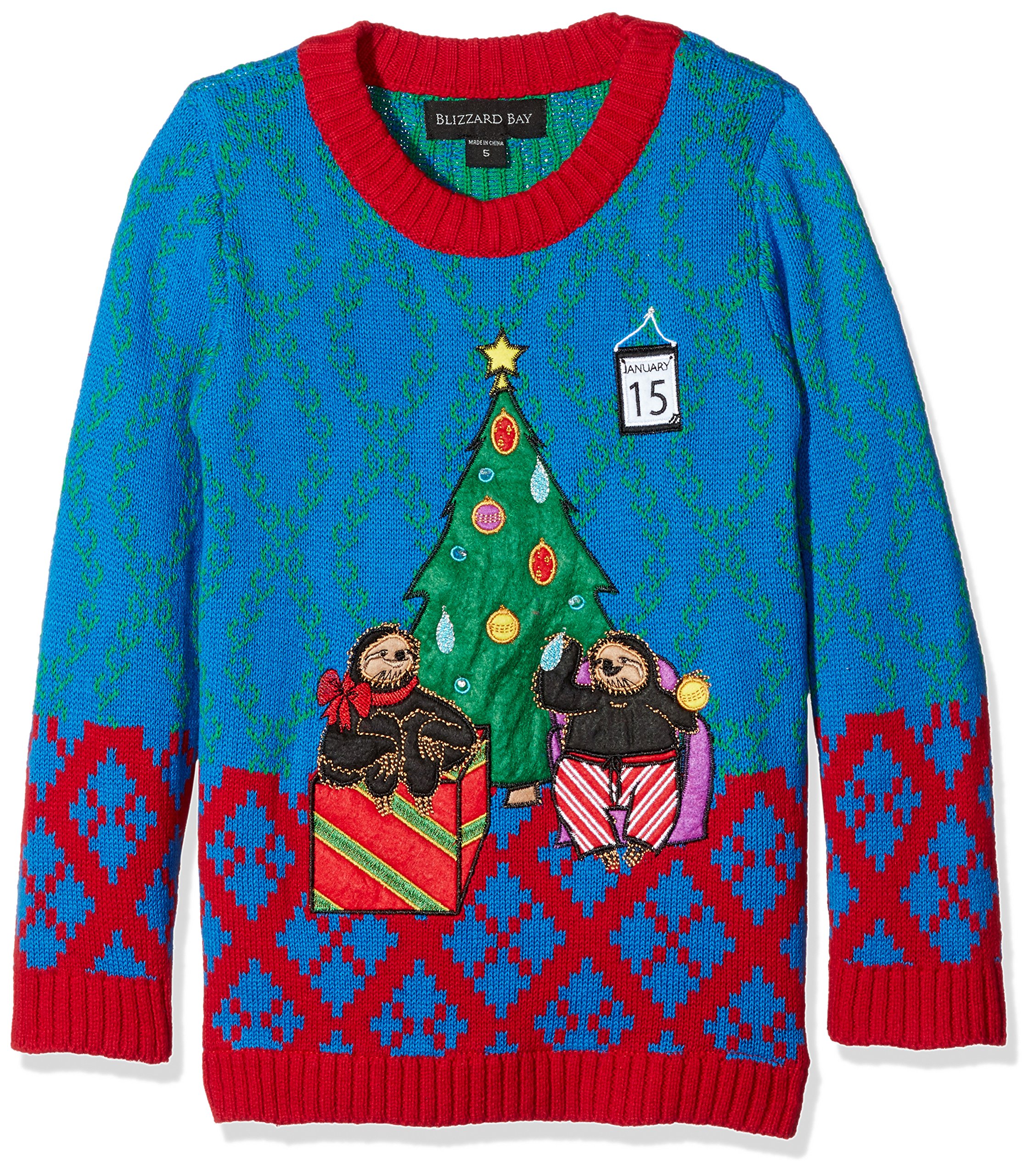 Blizzard Bay Boys Big Boys' Reindeer Camo Christmas Sweater - Festive Holiday Pullover for Kids & Teens - Perfect for Xmas Parties, Family Photos & Winter Gatherings