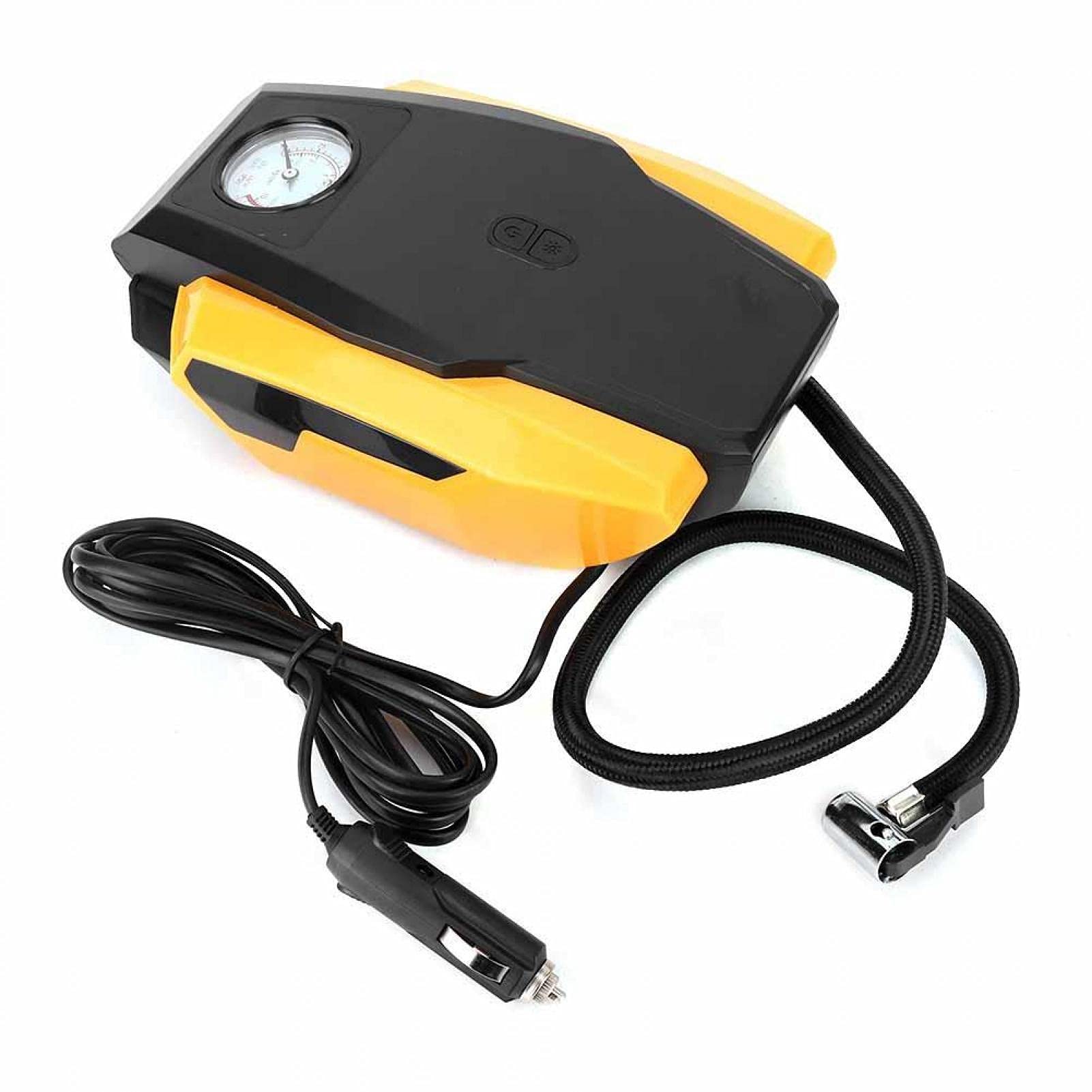Qiilu 22 Cylinder High Power Portable Air Pump - 12V Car Tire Inflator & Air Compressor for Cars, SUVs, Bikes - Fast Inflation for Road Trips, Camping & Emergency Use