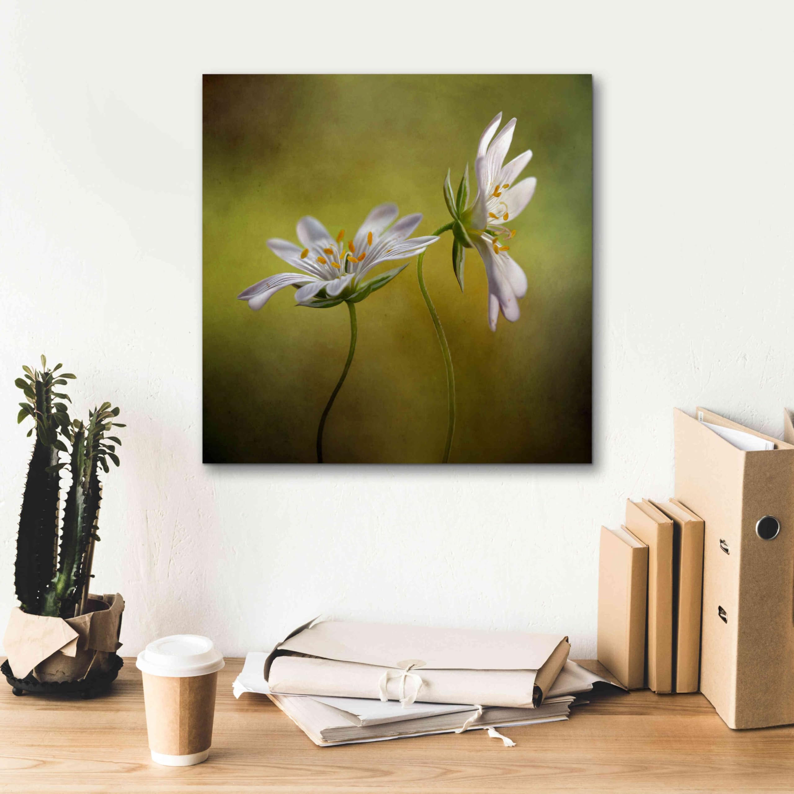 Epic Graffiti 'Echo' by Mandy Disher - Premium Giclee Canvas Wall Art Print 18x18 Inches - Modern Urban Home Decor for Living Room, Bedroom & Office
