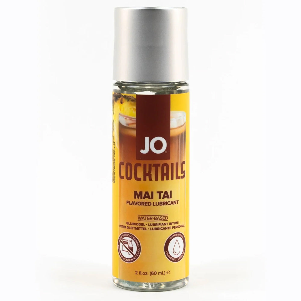 JO Cocktails Flavored Lubricant - Mai Tai Tropical Flavor | Water-Based Personal Lubricant for Couples | Perfect for Romantic Nights & Spicing Up Relationships
