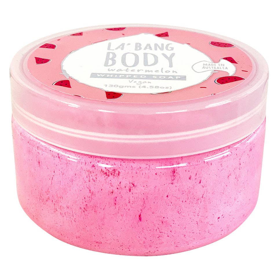Whipped Soap - Refreshing Watermelon Scent | Moisturizing Body Wash for Shower & Bath | Perfect for Spa Day & Self-Care Routine