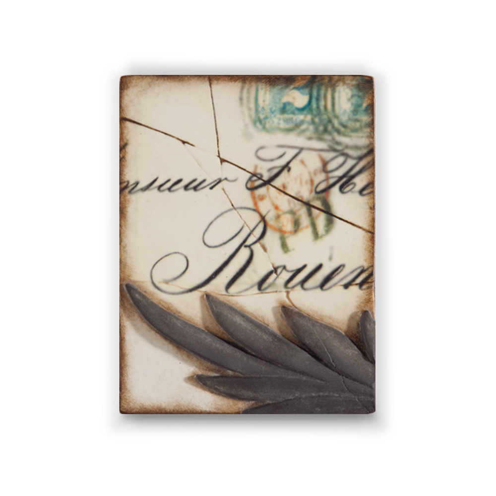 SID DICKENS Rouen - Vintage French Inspired Wall Art Plaque for Home Decor, Gifts & Collectibles | Perfect for Living Room, Bedroom, Office & Cafe Decor