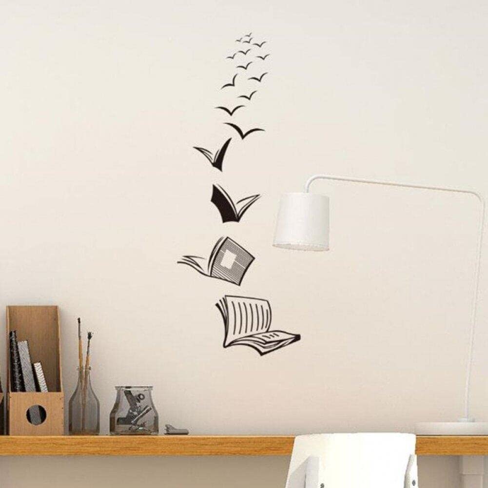 Vepoty Open Book Wall Decal - Removable Vinyl Wall Sticker for School, Classroom, Library & Home Decor - Perfect for Kids' Rooms, Study Areas & Reading Nooks
