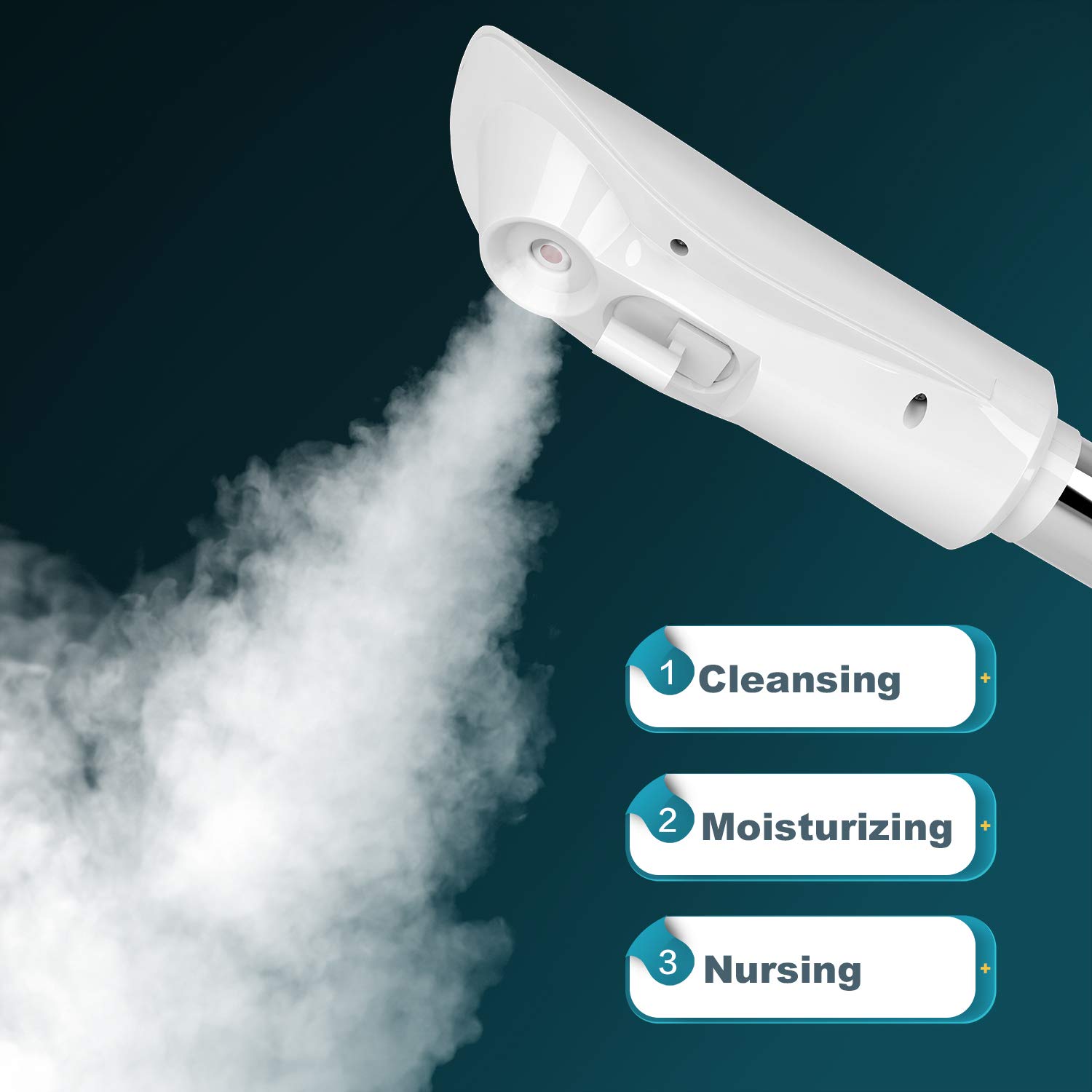 Professional Facial Steamer with Hot Mist & Ozone Technology | Home & Salon Use | Blackhead Removal & Skin Hydration | Adjustable Height | Perfect for Spa Days & Skincare Routines