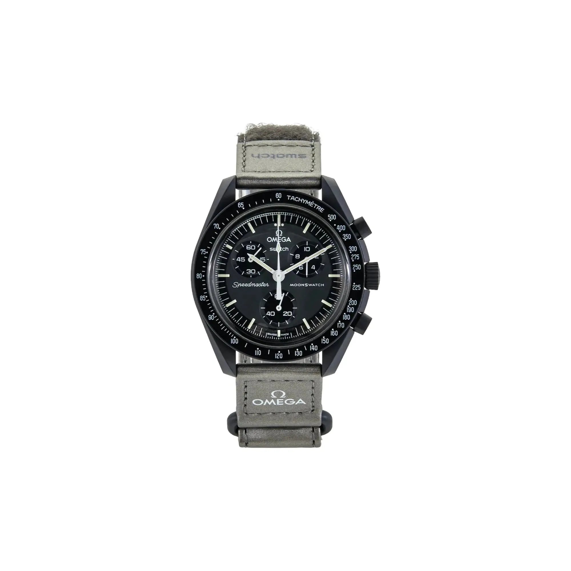 Swatch x Omega Bioceramic Moonswatch Mission to Mercury Watch - Stylish Unisex Chronograph for Space Enthusiasts & Collectors - Perfect for Casual Wear, Gifts & Special Occasions