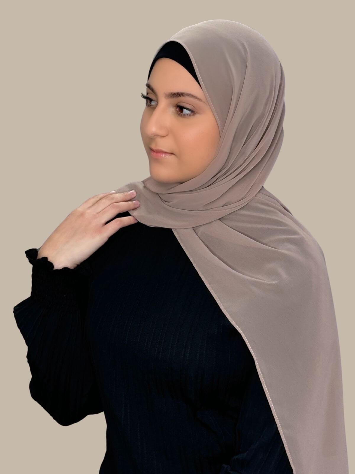 Luxury Chiffon Hijab for Women - Modish Girl Cedar Collection - Perfect for Daily Wear, Prayer, and Special Occasions
