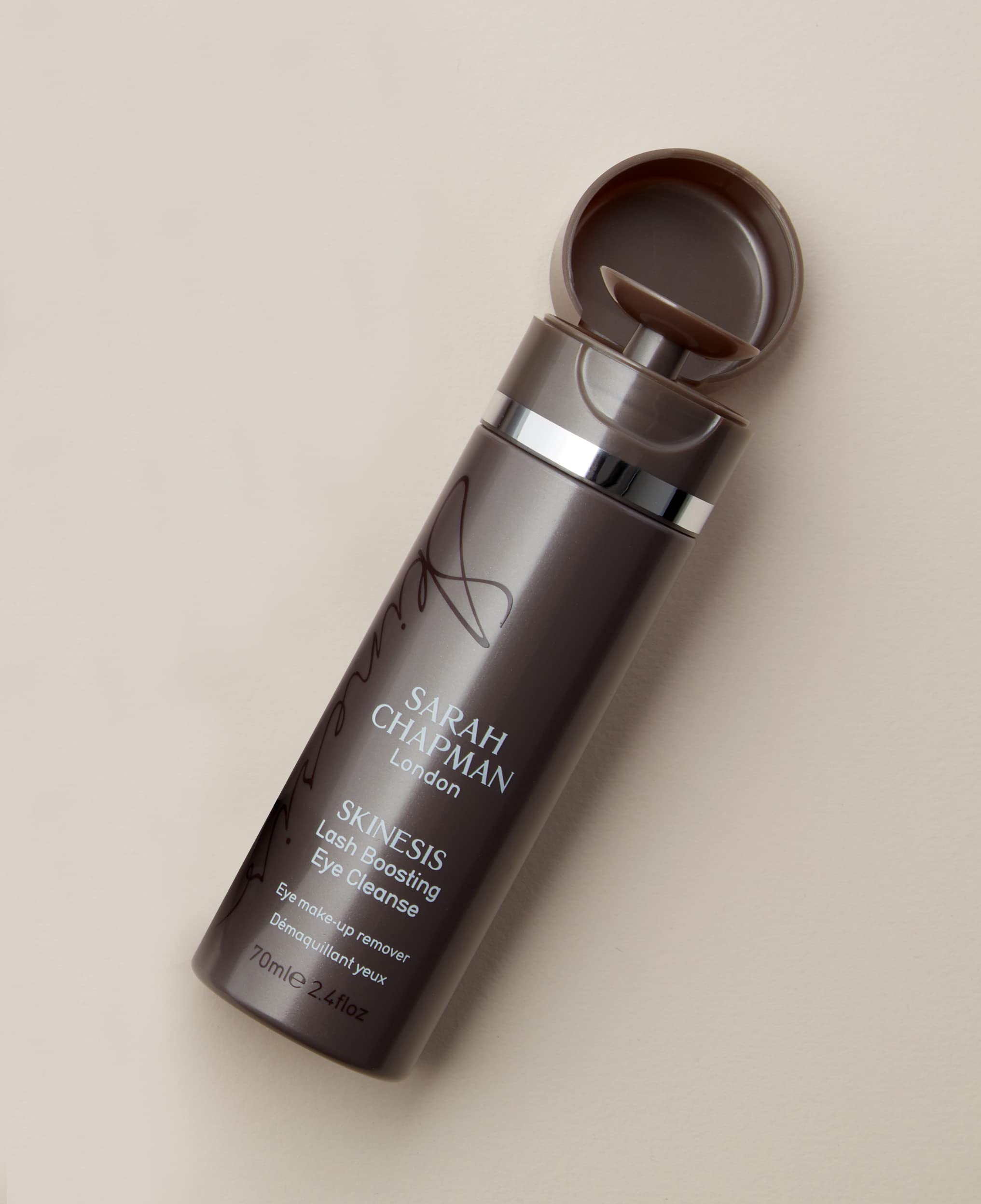 Sarah Chapman Skinesis Lash Boosting Eye Cleanse - Triple Action Eye Makeup Remover for Sensitive Eyes (70ml) | Gentle Eyelash Care & Makeup Removal for Daily Use & Travel