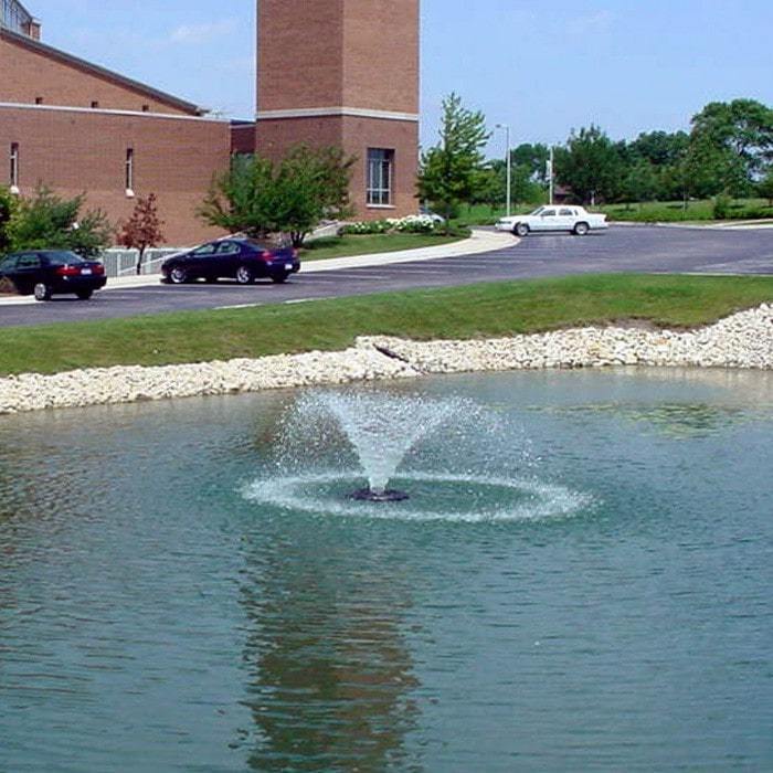 Kasco 2400VFX ½ HP Small Pond Aerator Fountain Pump - Energy Efficient Water Aeration System for Garden Ponds, Koi Ponds & Small Water Features - Improves Water Quality & Oxygen Levels