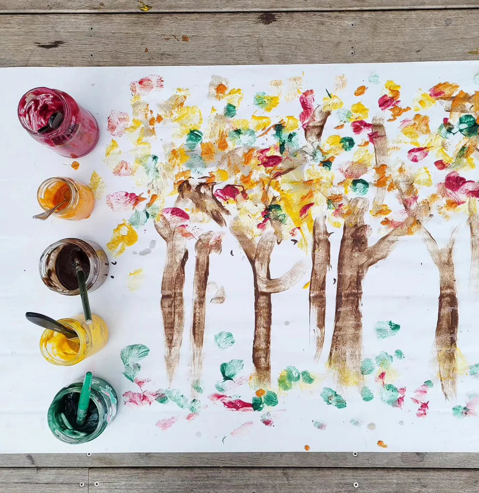 Eco-Friendly Natural Art & Craft Paint Kit - 8 Vibrant Colors for Kids & Adults | Perfect for DIY Projects, Home Decor & Creative Painting Activities