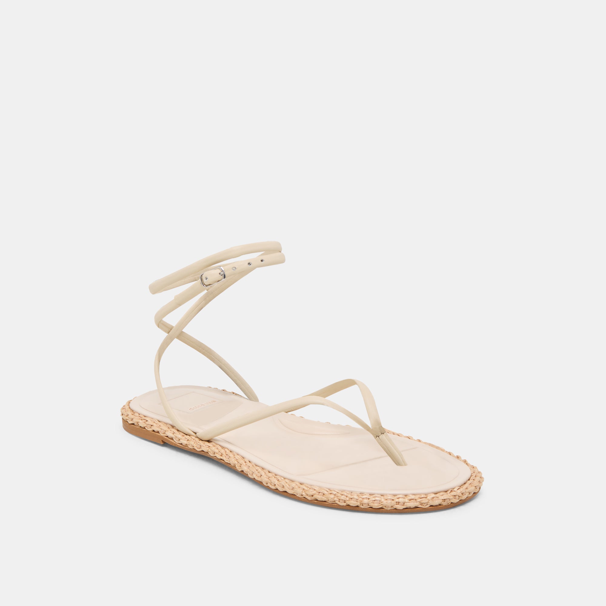 Women's Cove Sandals in Off-White Genuine Leather - Comfortable Summer Beach Slides for Vacation, Poolside & Casual Outings