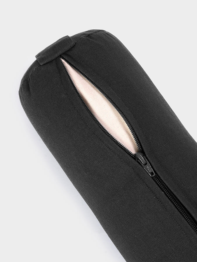 Organic Buckwheat Mini Yoga Bolster - Support for Meditation, Prenatal & Restorative Yoga - Perfect for Home & Studio Use