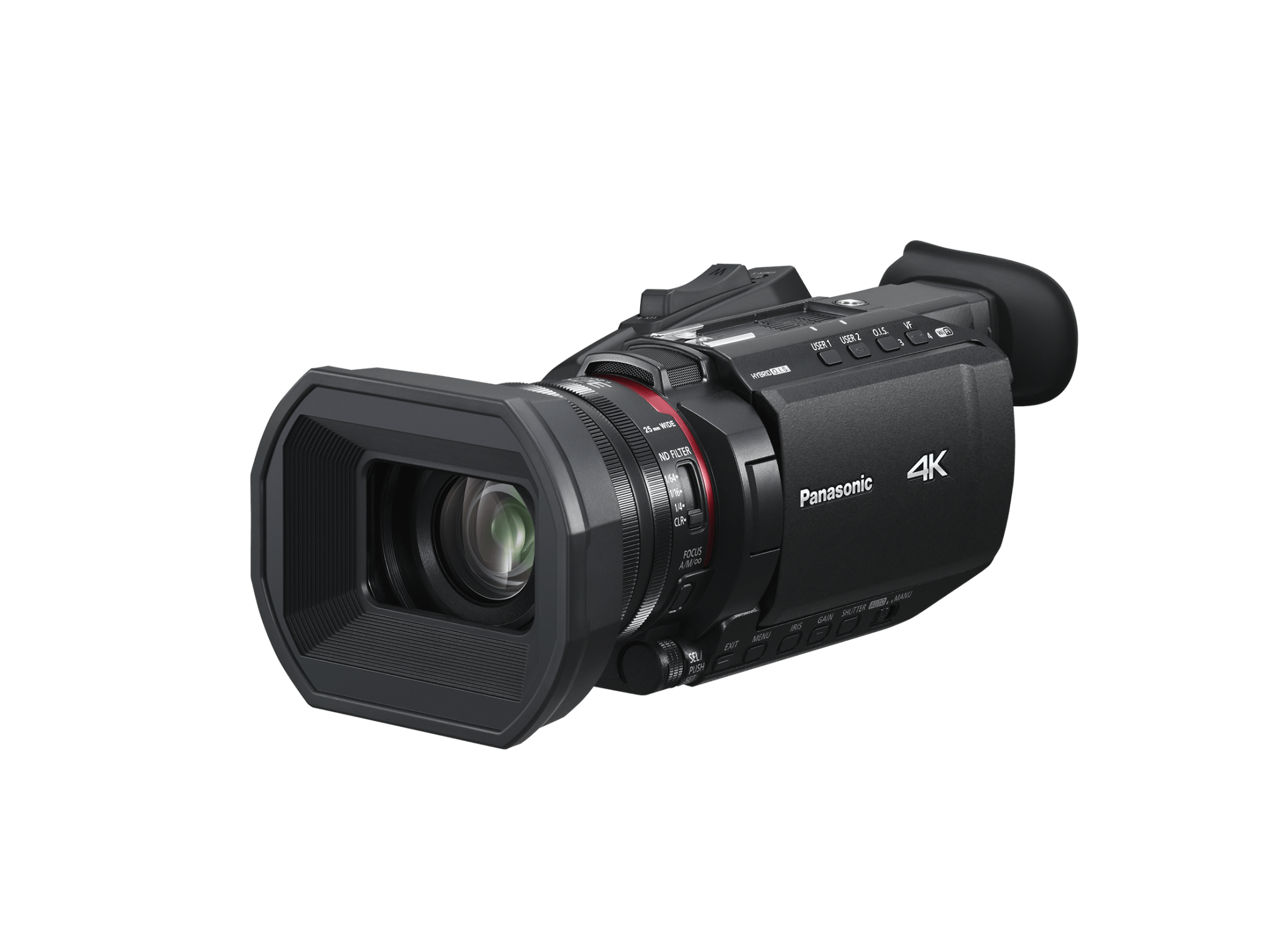 Panasonic HC-X1600 4K UHD Camcorder with 24x Optical Zoom & HDMI Output - Perfect for Vlogging, Live Streaming, and Professional Video Recording