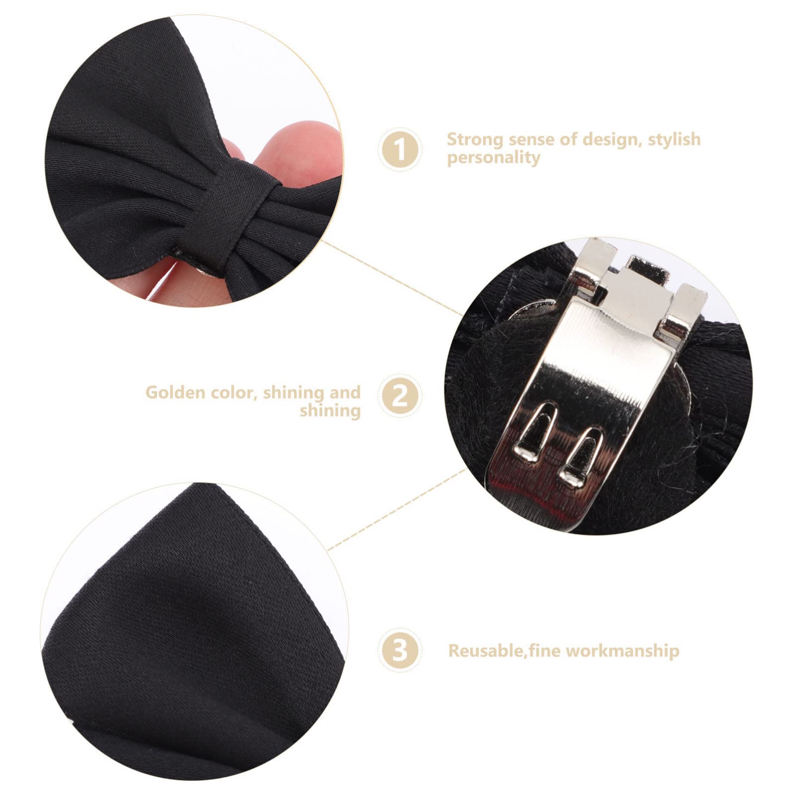 USHOBE DIY Bow Shoe Buckle - 1 Pair Removable Bowknot Shoe Clips, Decorative Shoe Charms & Fashion Accessories for Wedding, Prom, Party Shoes | Perfect for Bridal, Evening Wear & Special Occasions