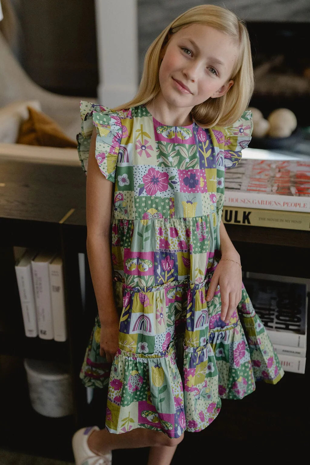 Briton Court Meredith Dress - Elegant Floral Midi Dress for Women | Perfect for Weddings, Parties & Summer Outfits