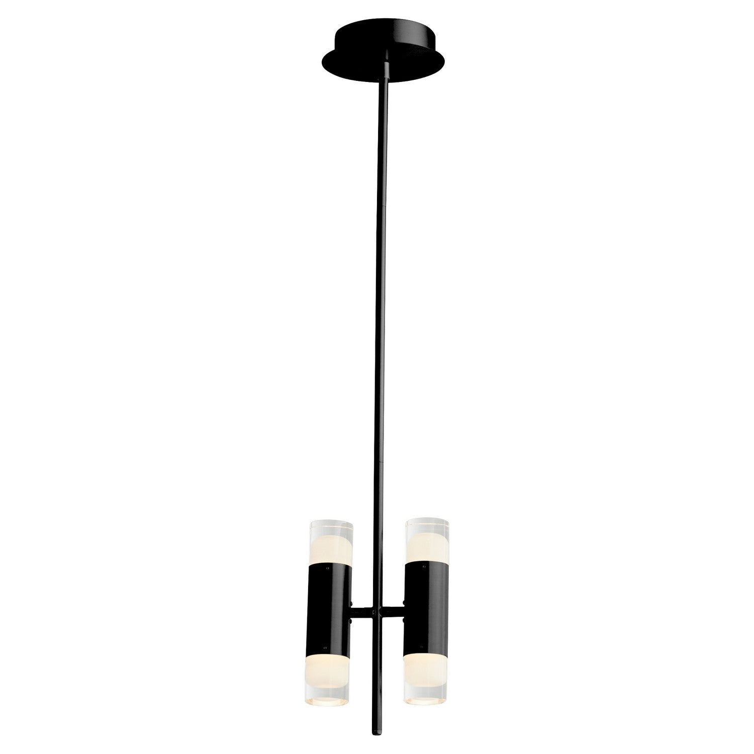 Modern Black Oxygen Alarum 3 6094 15 4 Light CCT Pendant Light - Adjustable Brightness for Kitchen Island, Dining Room & Bedroom Lighting