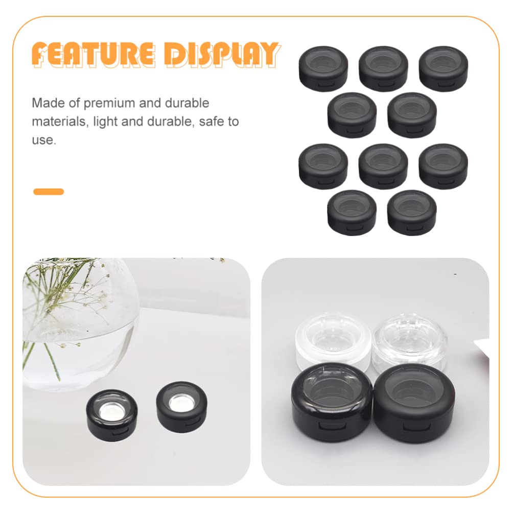 Minkissy 10pcs Empty Eyeshadow Jars - Travel Makeup Organizers for Cosmetics