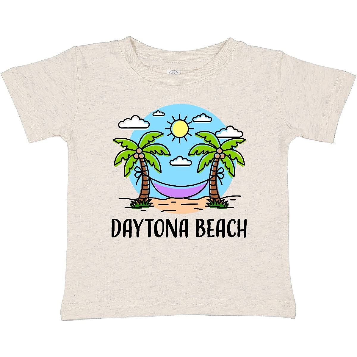Inktastic Summer Vacation in Daytona Beach Baby T-Shirt - Cute Graphic Tee for Toddlers & Infants - Perfect for Beach Trips, Family Vacations & Summer Outfits