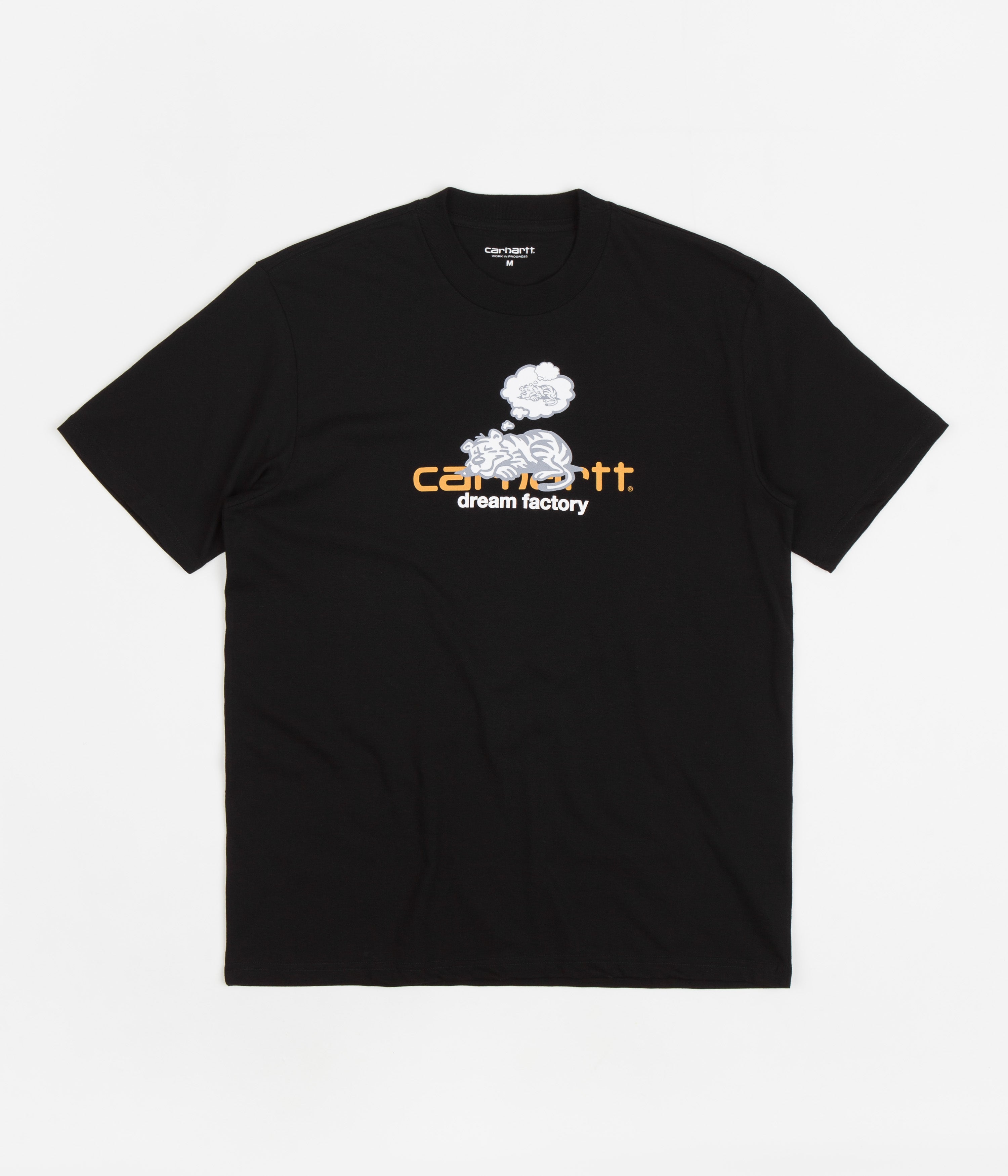 Carhartt Dream Factory T-Shirt for Men - Black Cotton Short Sleeve Tee - Casual Wear, Work & Outdoor Activities