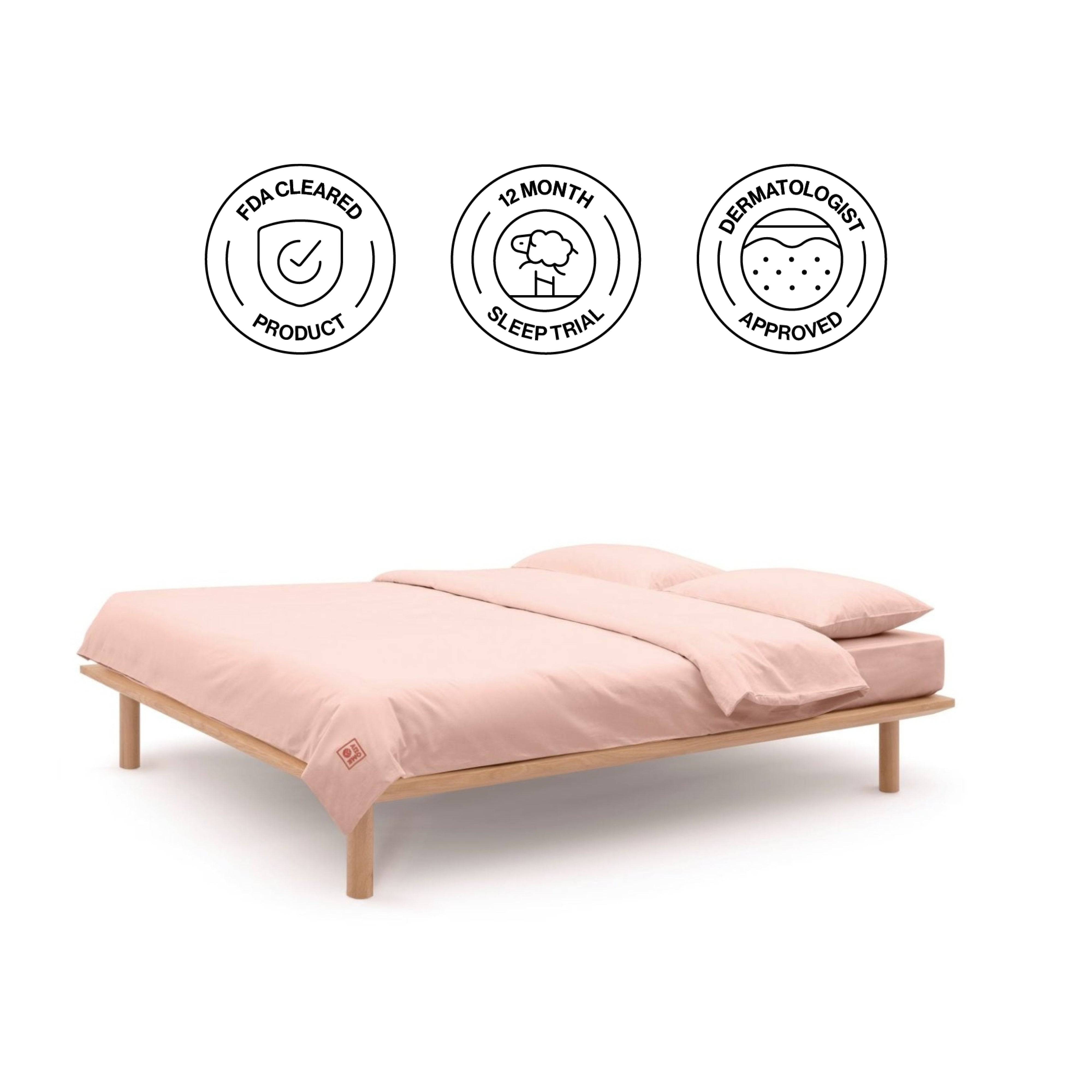 Organic Cotton Duvet Cover Set - Breathable Soft Bedding for All Seasons | Eco-Friendly Home Decor for Bedroom, Guest Room & Vacation Homes