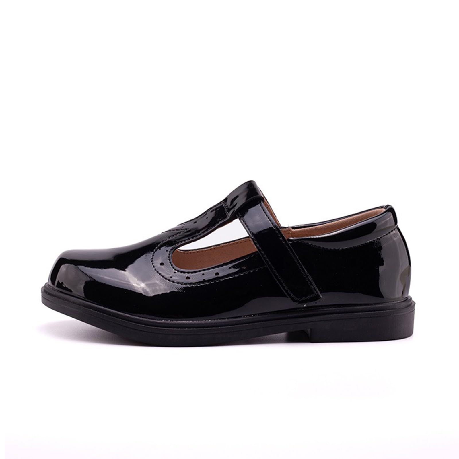 Black Mary Jane Shoes for Girls - School Uniform Shoes, Wednesday Addams Style, Wedding & Party Flats - Perfect for School, Dress-Up & Special Occasions