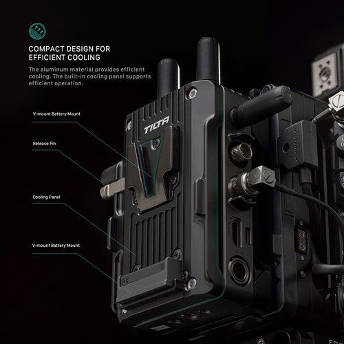 Tilta V Mount Power Supply Module for DJI Video Transmitter - Compatible with Cinema Cameras & On-Set Filmmaking Gear