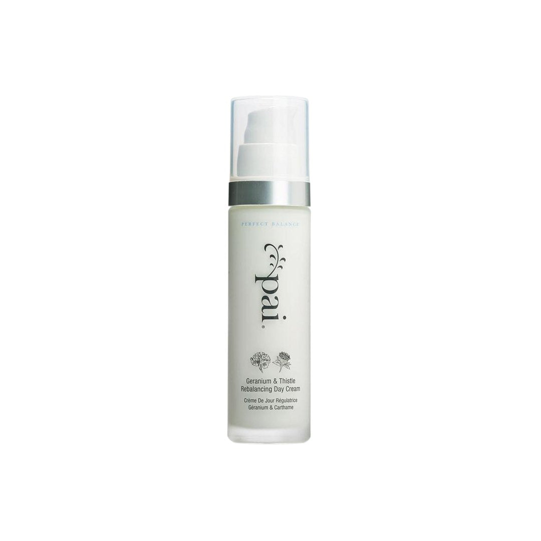 Geranium & Thistle Rebalancing Day Cream for Oily & Combination Skin | Organic Face Moisturizer with Natural Ingredients | Perfect for Daily Skincare Routine & Sensitive Skin Care