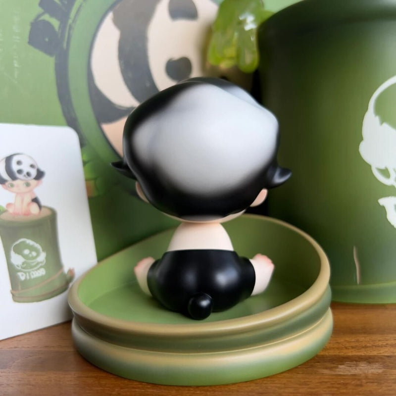 DIMOO Limited Edition Bamboo Panda Collectible Figure - Cute Asian-Themed Decoration for Home, Office & Gifts