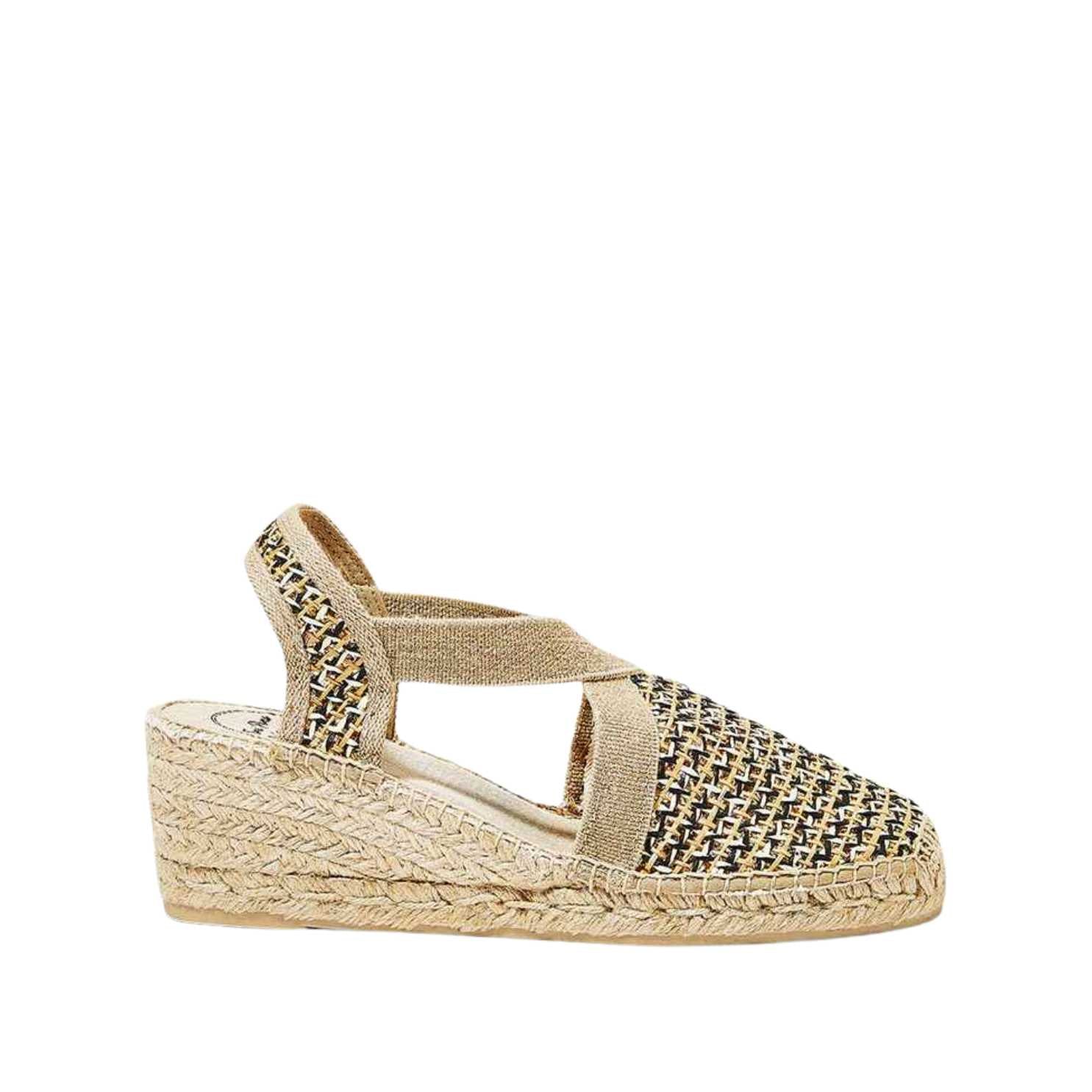 Women's Embroidered Wedge Espadrille Shoes - Comfortable Terra PA Summer Sandals for Beach, Vacation & Casual Outings