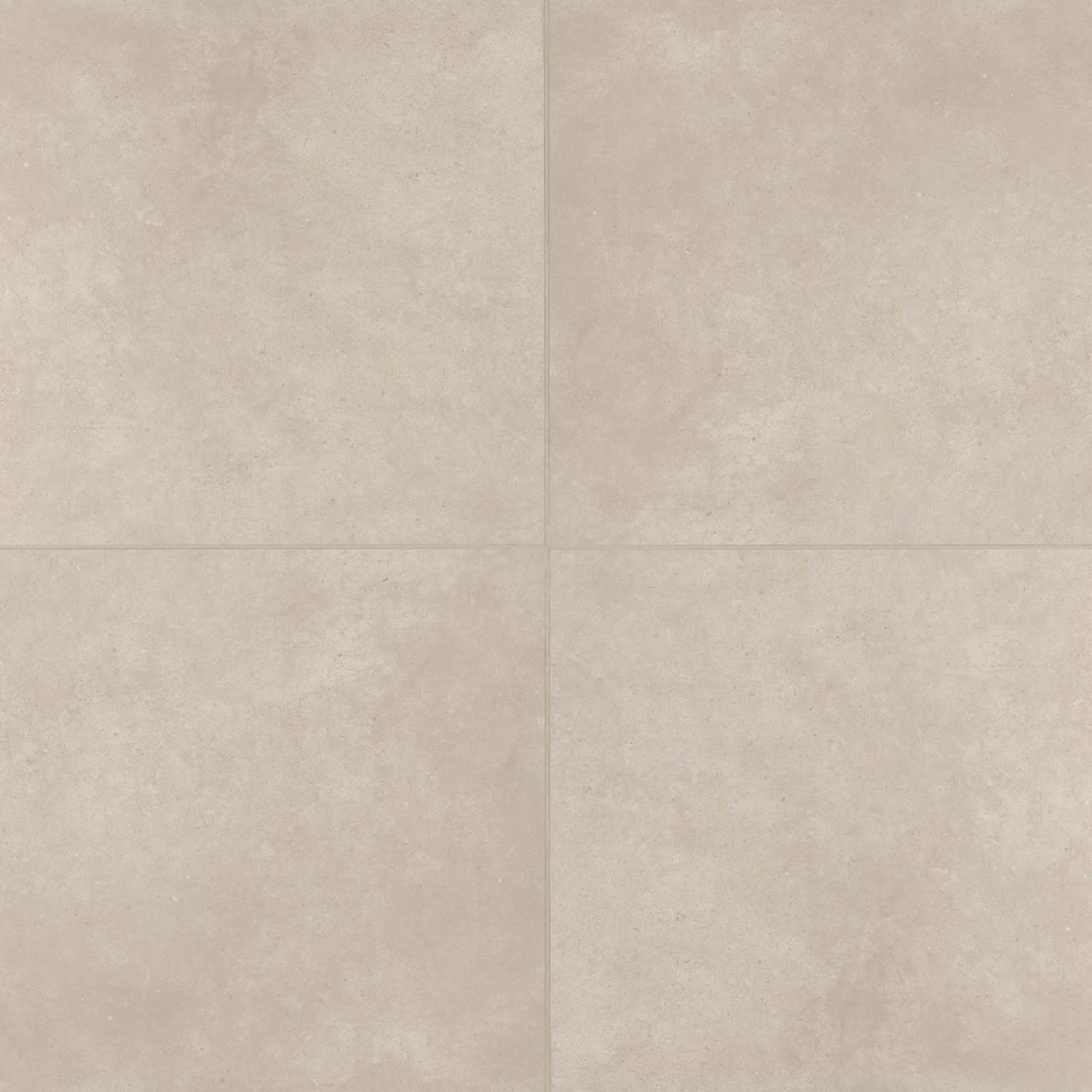Materika 32x32 Inch Matte Porcelain Tile for Floor and Wall - Sand Color (2-Pack, 13.77 Sq Ft) - Perfect for Bathroom, Kitchen, and Living Room Renovations