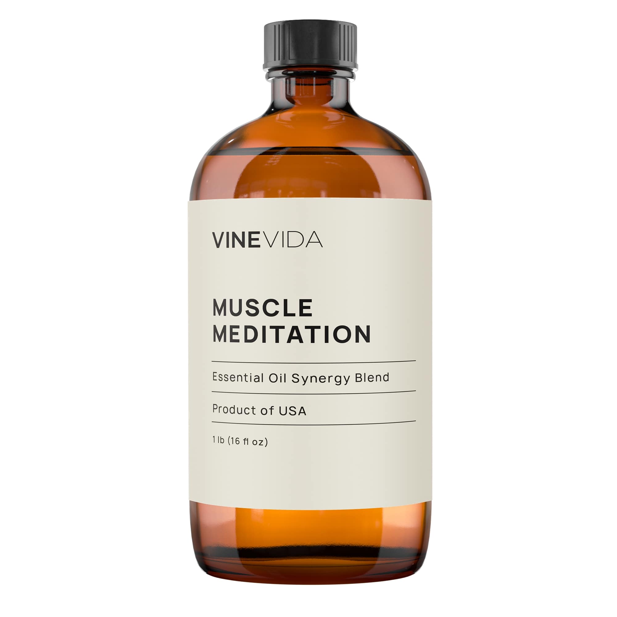 Muscle Meditation Synergy Blend Essential Oil - Relaxation & Recovery Aromatherapy for Stress Relief, Yoga, Massage & Sleep Aid