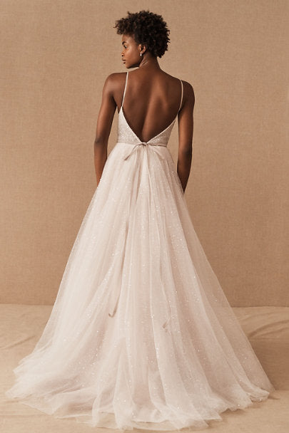 Willowby Hera Galaxy Gown - Elegant Starry Evening Dress for Prom, Wedding & Special Occasions