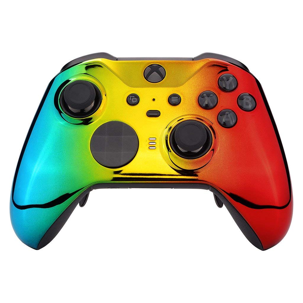 Custom Xbox ONE Elite Series 2 Controller - Unmodded with 3.5mm Jack | Compatible with Call of Duty, Fortnite & Major Shooter Games | Multiple Designs Including Chrome GGR | Perfect for Competitive Gaming & Streaming
