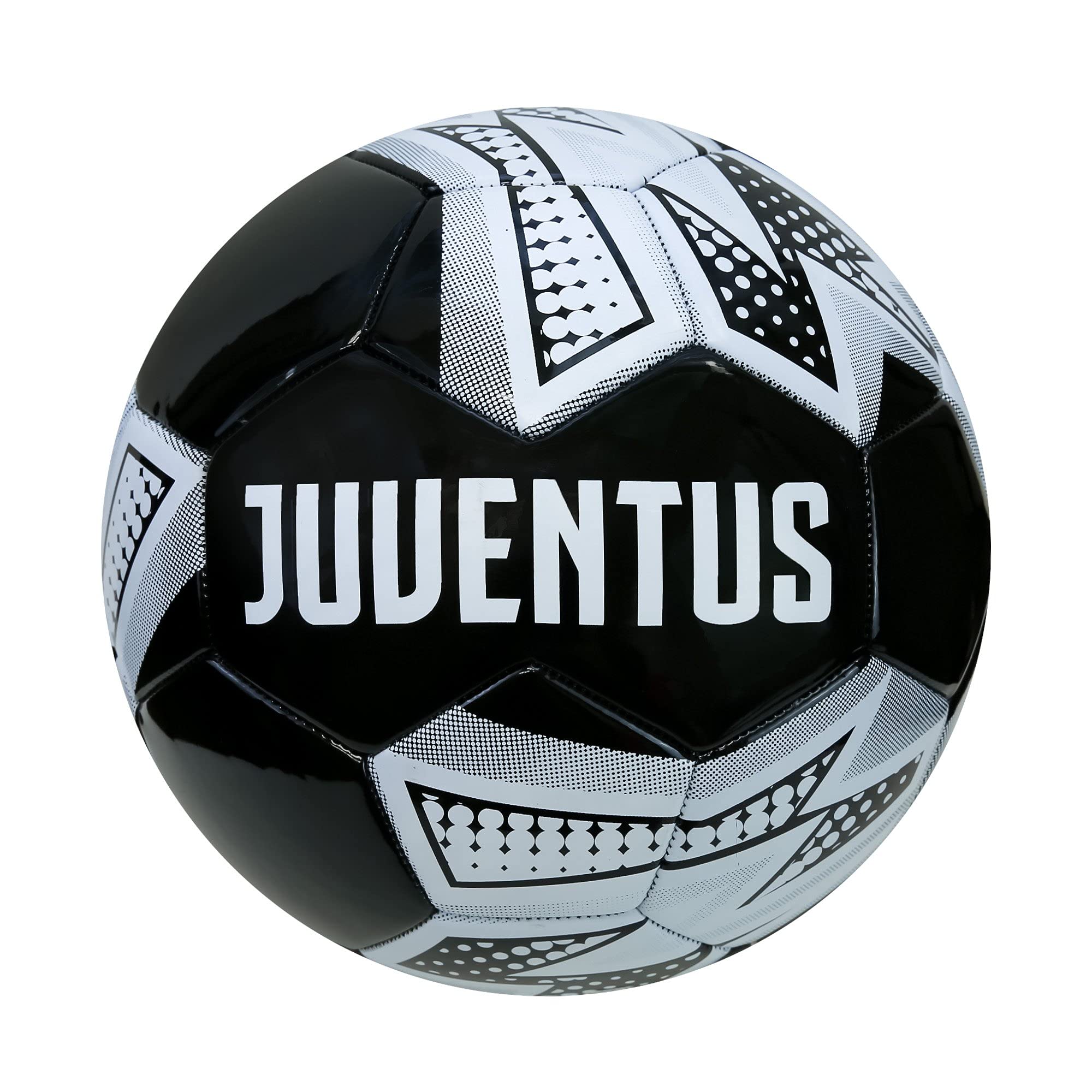 Juventus Soccer Ball - Official Team Pop Art Design - Perfect for Training, Matches & Gifts - Icon Sports Football for Fans & Players
