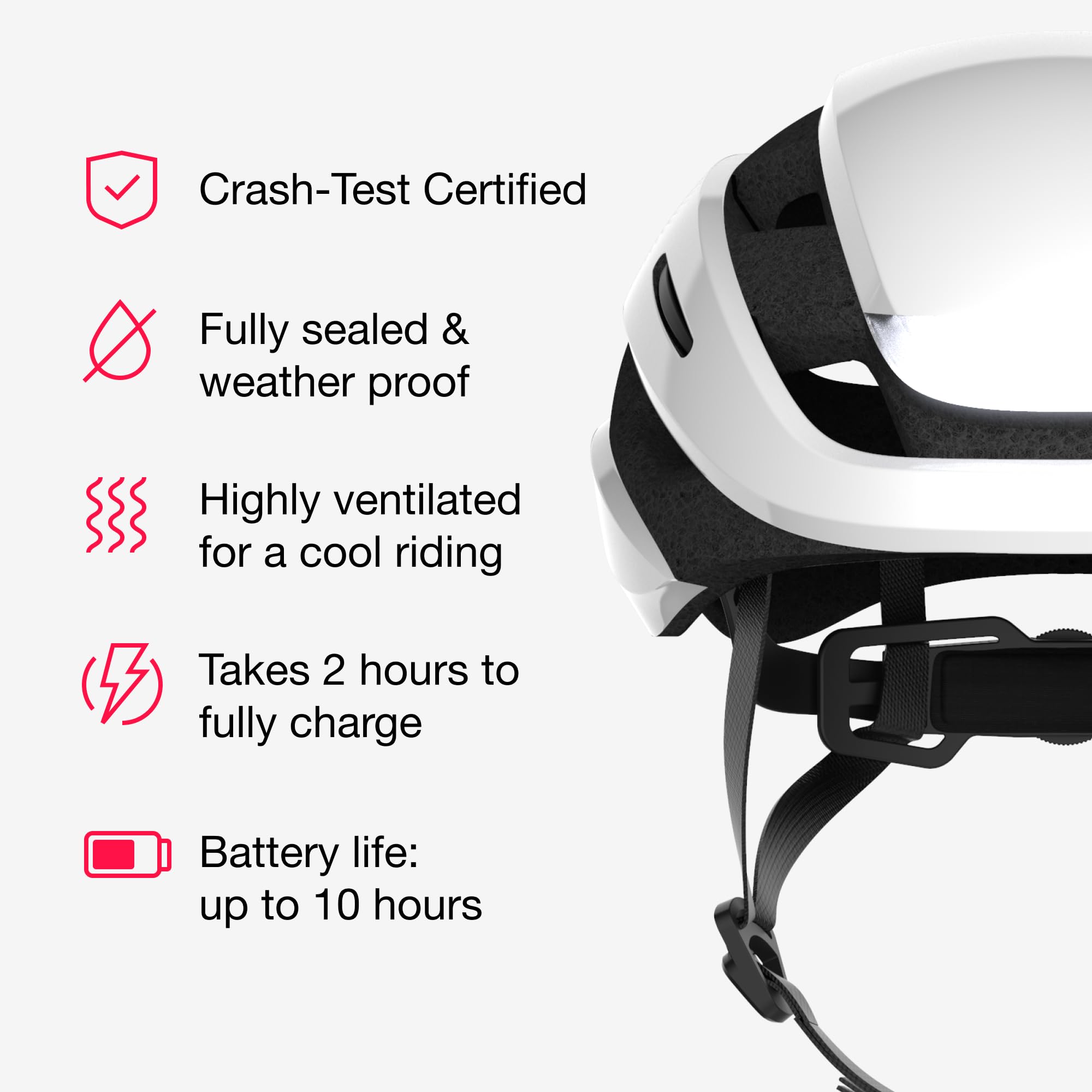 Lumos Ultra Smart Bike Helmet - Adjustable LED Safety Helmet with Turn Signals & Brake Light for Cycling - Lightweight Adult Bicycle Helmet for Men & Women - Perfect for Commuting, Night Riding & Urban Cycling