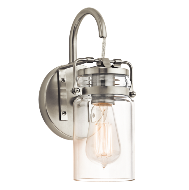 Brinley Wall Sconce - Modern LED Wall Light Fixture for Bedroom, Living Room & Hallway - Dimmable Indoor Lighting with Adjustable Arms
