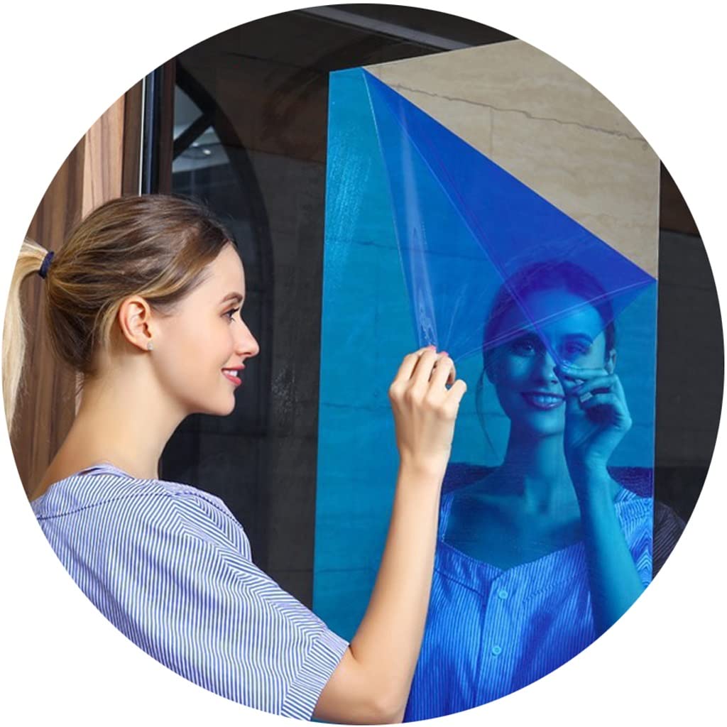 Tyoo Self-Adhesive Full-Length Wall Mirror - 30x100cm Silver Soft Mirror for Home, Gym & Dance Studio - Cuttable Privacy Window Film & Decorative Patch - Perfect for Bedroom, Bathroom & Fitness Spaces