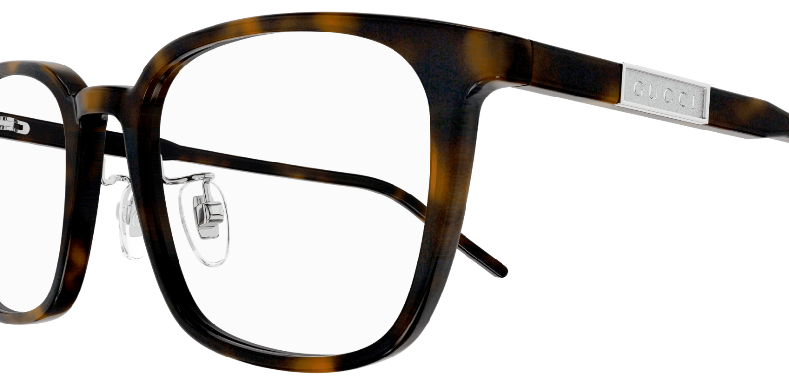 Gucci GG1465OA 003 Havana Rectangular Men's Eyeglasses - Classic Designer Sunglasses for Men, UV Protection, Lightweight Frame - Perfect for Driving, Outdoor Activities & Fashion Statement