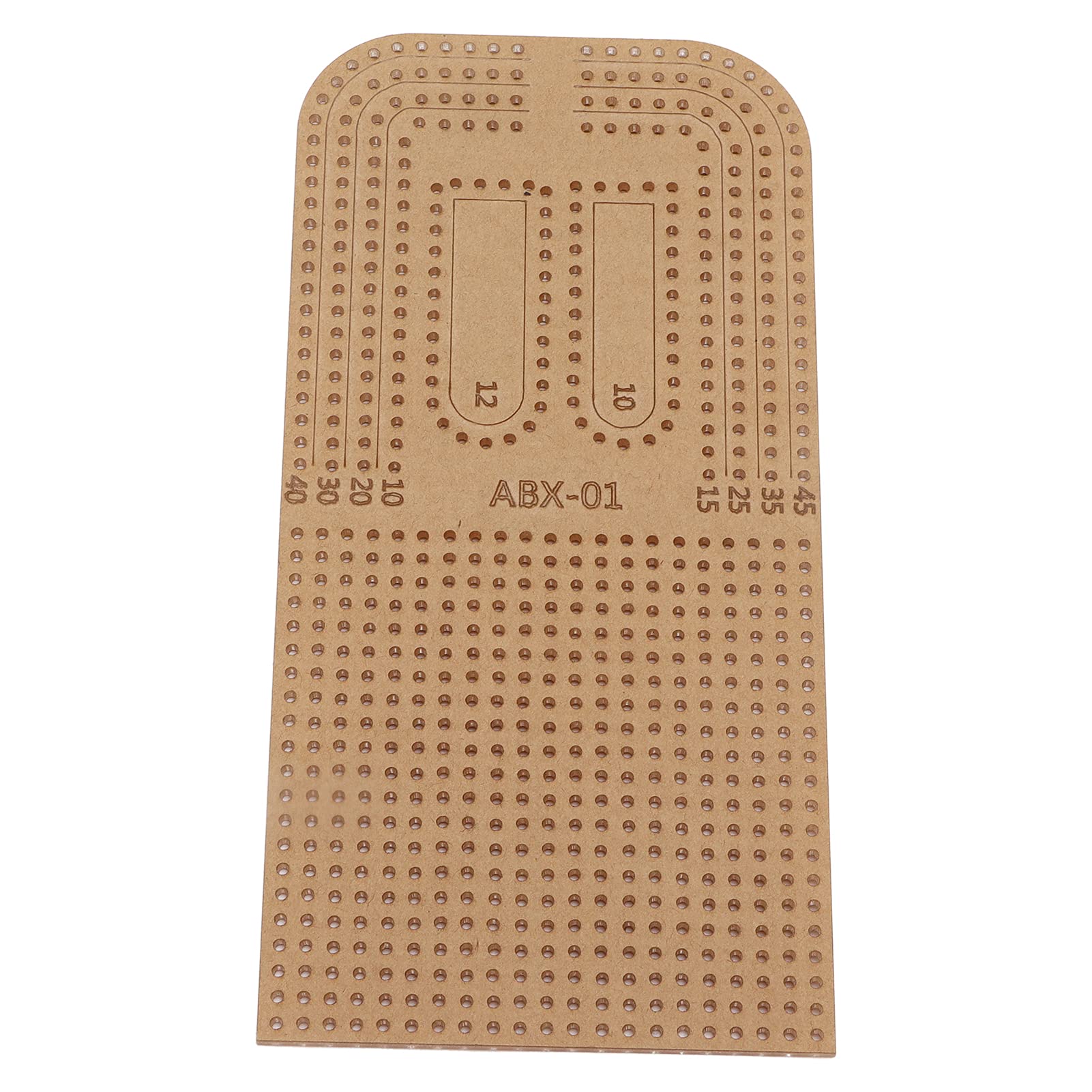 Leather Wallet Pattern Stencil - Acrylic DIY Template for Handmade Leather Crafting, Chopping Ruler - Perfect for Custom Wallets, Card Holders & Leatherworking Projects