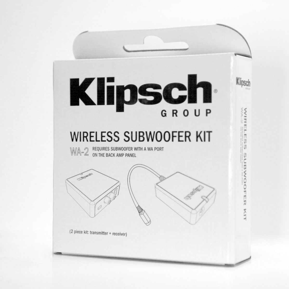 Klipsch WA 2 Wireless Subwoofer Kit - High Performance Home Theater Audio System for Movies, Music & Gaming