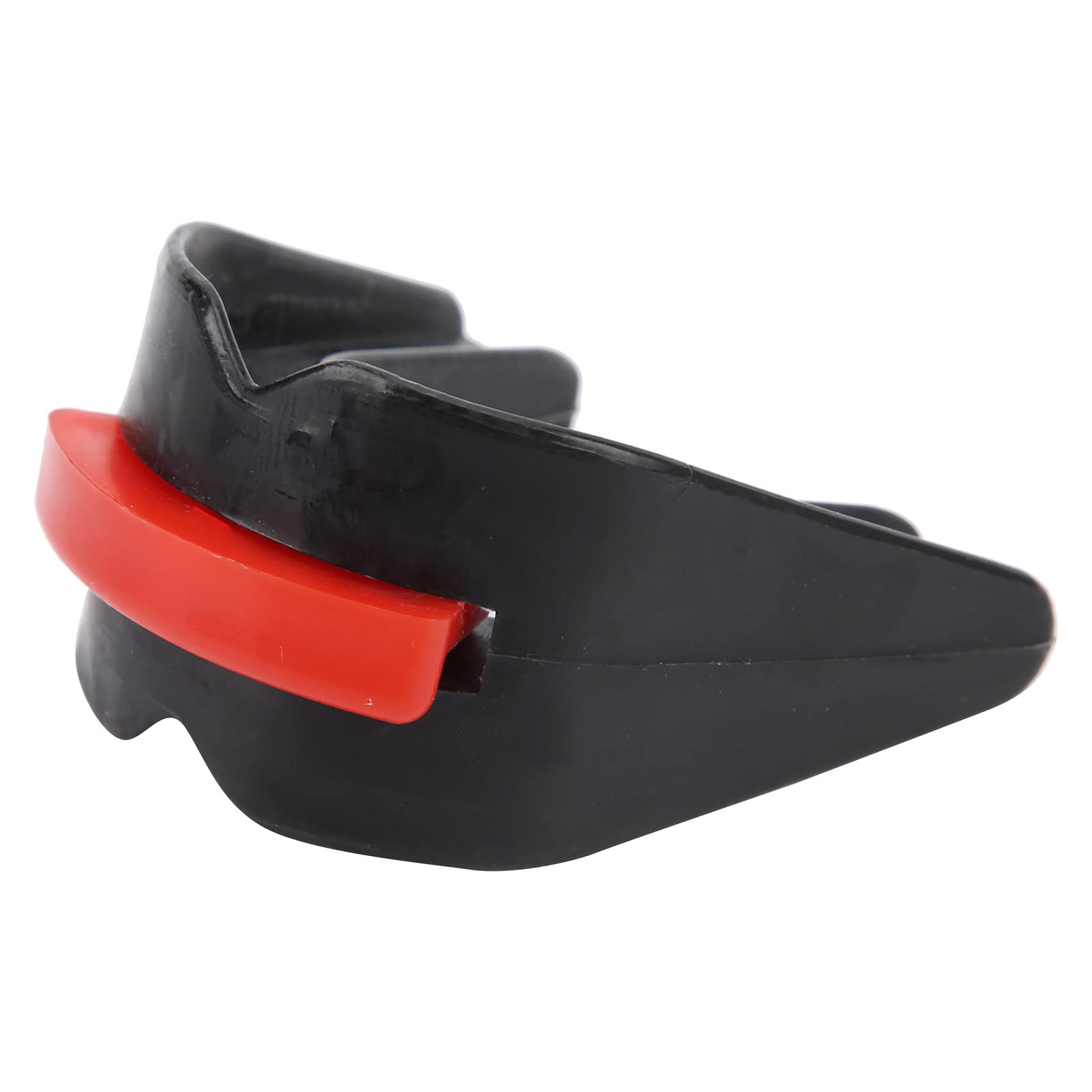 Liyeeo Double Sided Black Silicone Mouthguard - Durable Sports Teeth Protector for Boxing, Sanda, MMA & Martial Arts Training - Comfortable Braces-Friendly Design for Athletes & Fighters