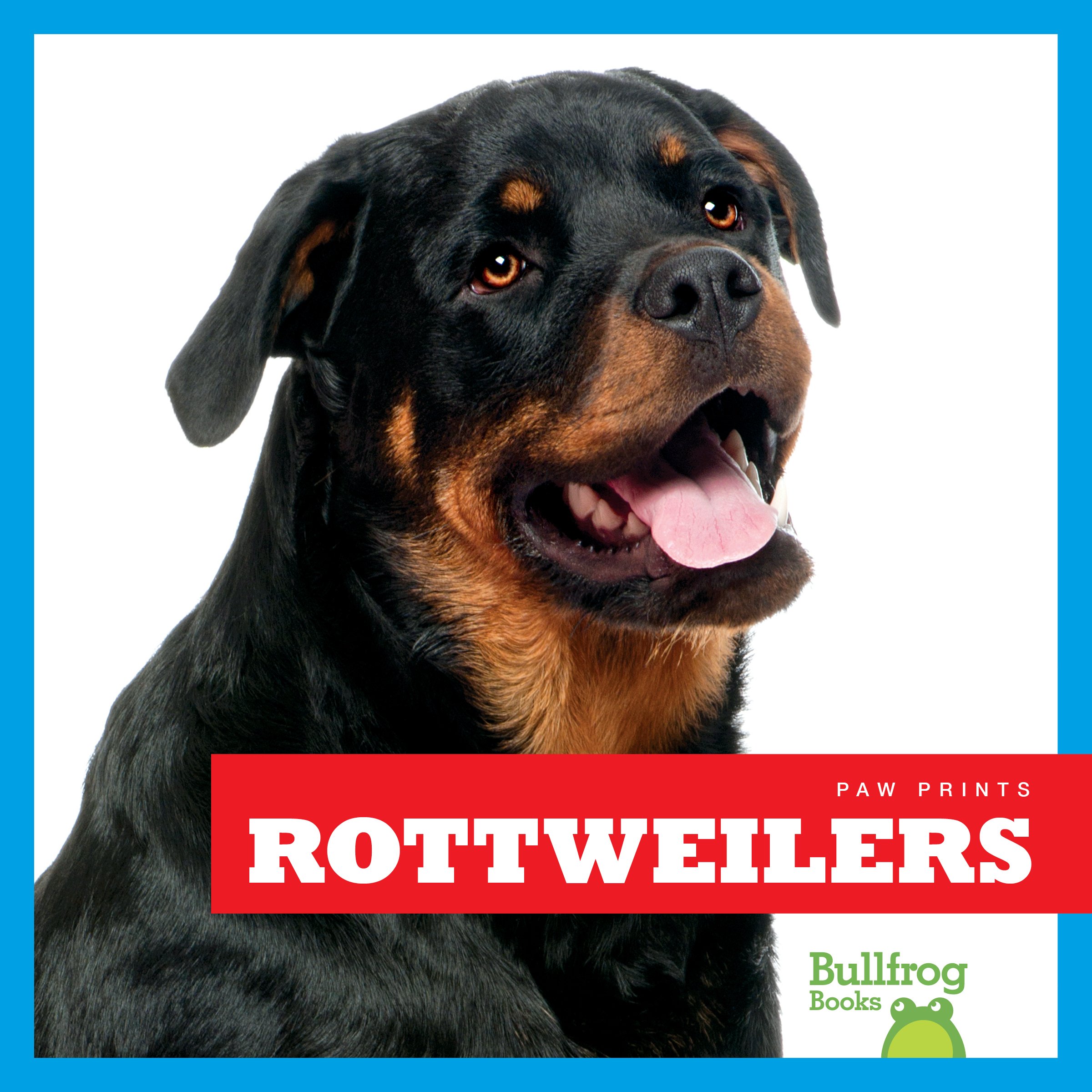 Rottweiler Dog Book for Kids - Paw Prints Series for Pet Lovers