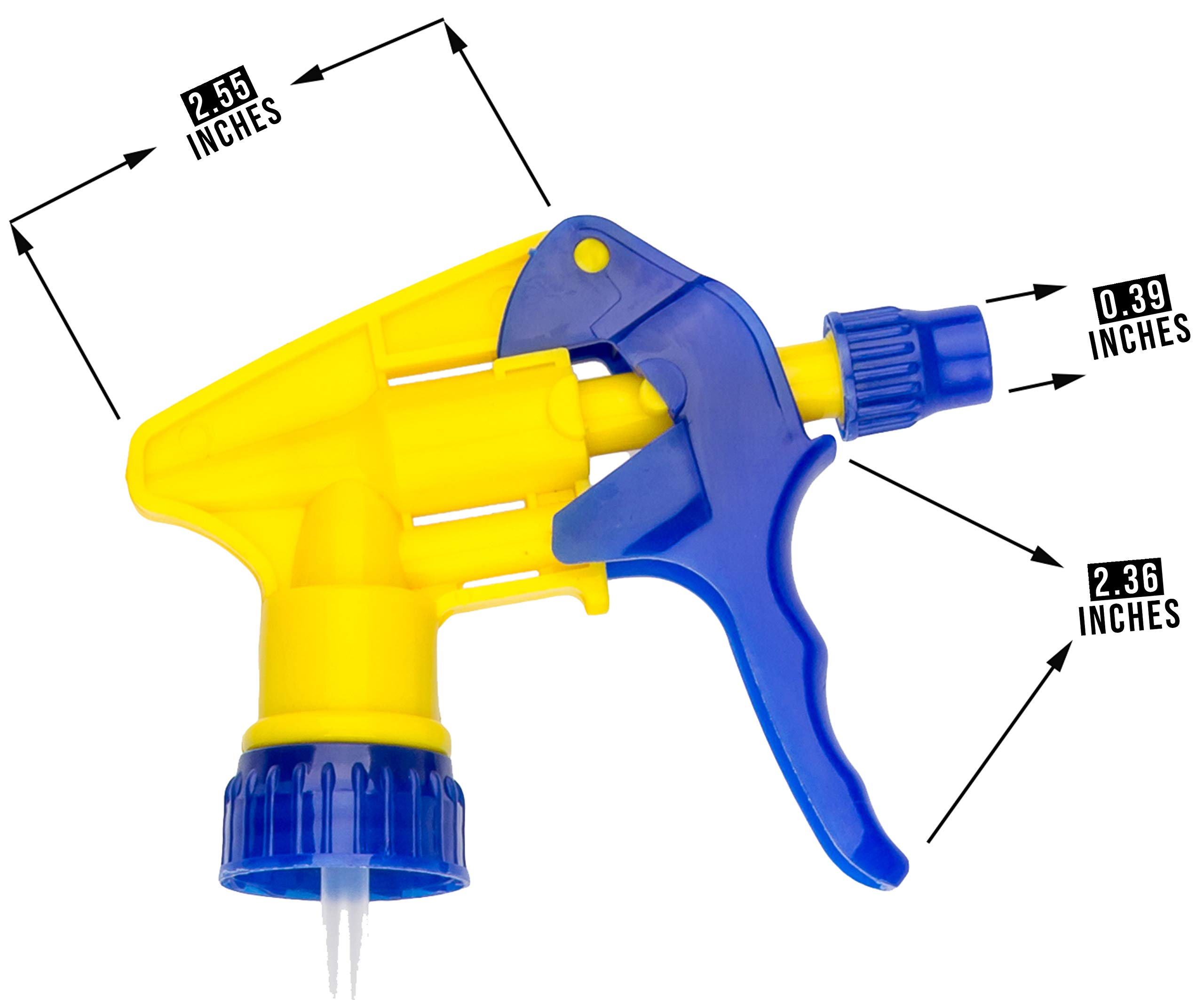 Industrial Trigger Sprayer for Water Bottles (3-Pack) - Gardening & Cleaning Use