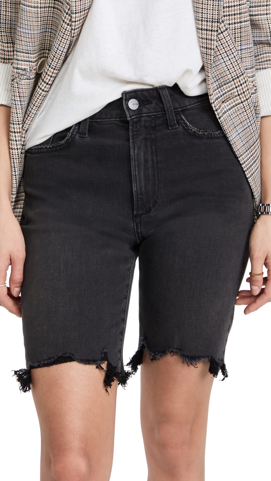 Joe's Jeans Women's Luna Bermuda Shorts - High Waisted Denim Shorts for Summer | Casual Wear, Beach Outfits & Weekend Style