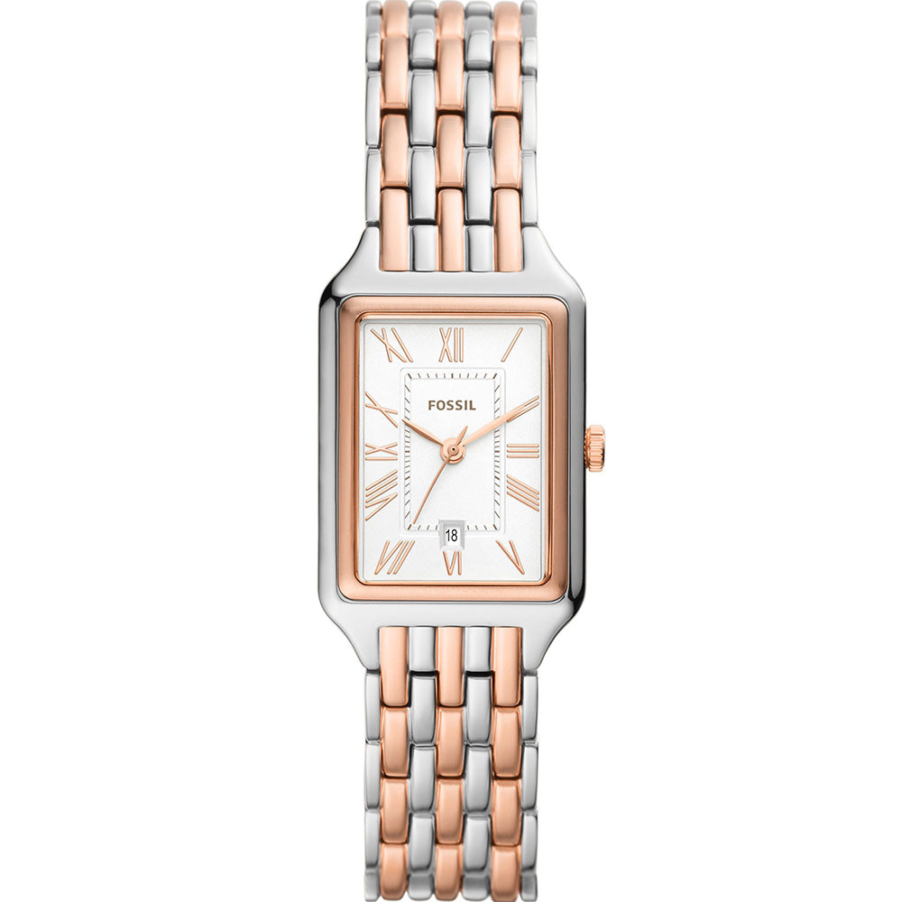 Fossil Raquel ES5222 Women's Leather Watch - Stylish & Water-Resistant for Everyday Wear, Work & Casual Outings