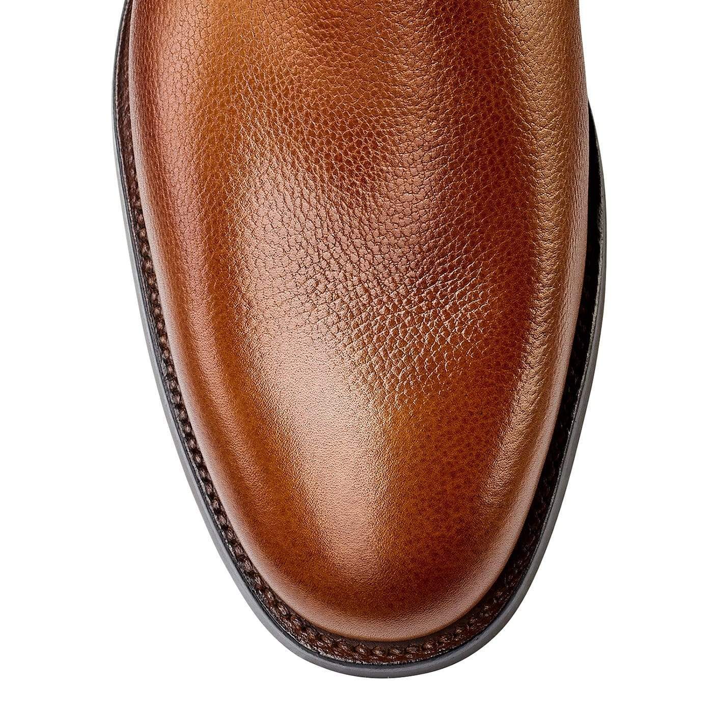 Men's Genuine Leather Chukka Boots - Tan Pebble Grain Texture - Comfortable & Stylish for Casual Wear, Office & Outdoor Activities